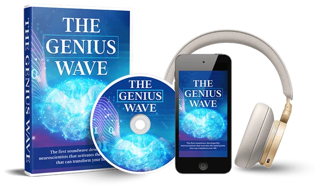 The Genius Wave audio program digital product mockup